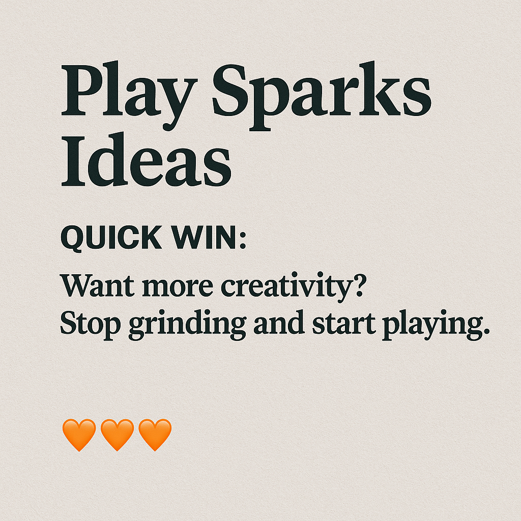 Unlock Creativity: The Power of Play for Fresh Ideas
